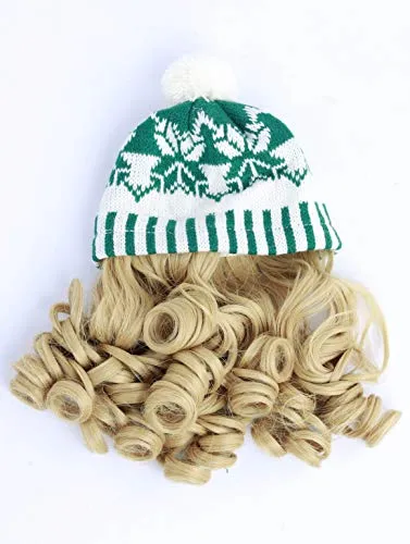 18inch Doll Green and White Knit Dress