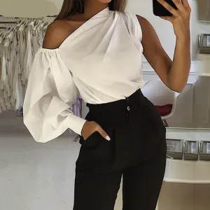 21 Colors Celmia Women Autumn Long Sleeve Shirt Sexy Off Shoulder Solid Fashion Blouses Casual Tops Elegant Blusas Feminina