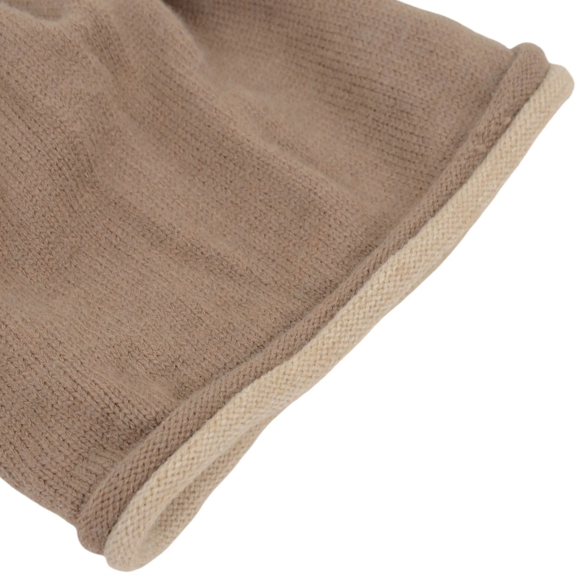 Alilang Comfy Warm Winter Knit Slouchy Beanie Hat Double Color Roll Up Edge Ski Cap for Women Men