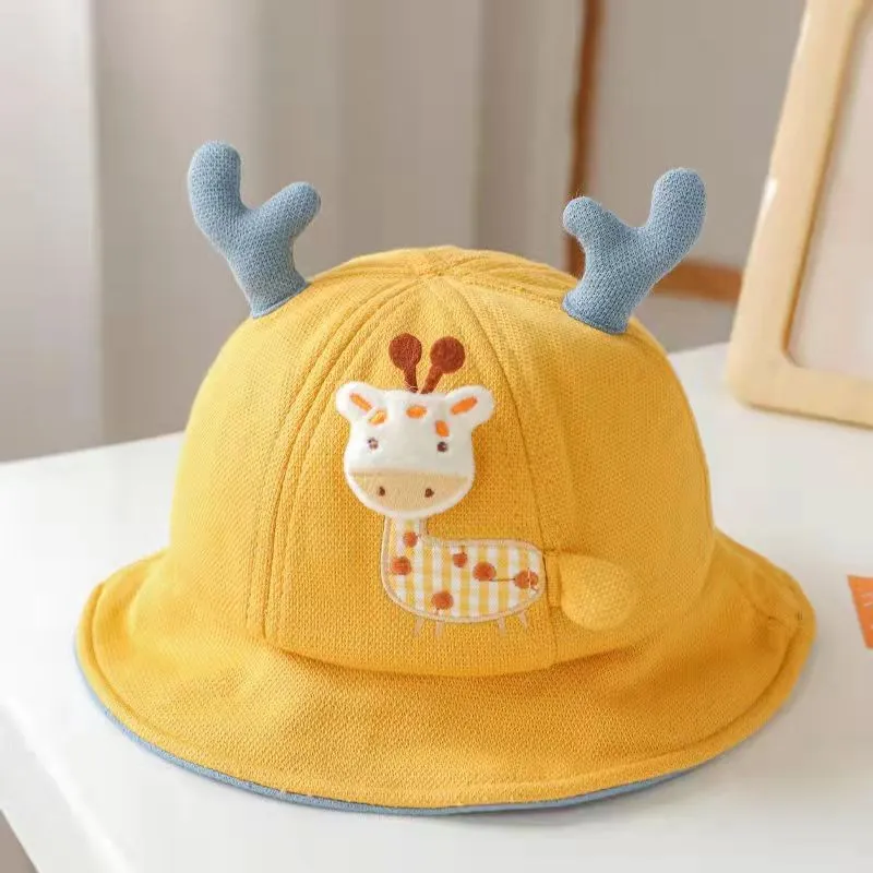 Baby Bucket Hat / Cute Bear Ear Cap Baby Bonnet For 0-2 Year