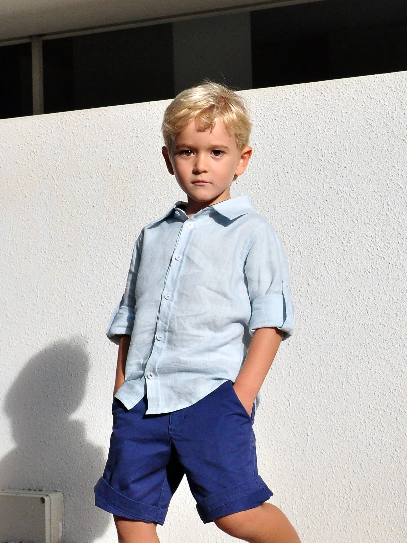 Boy Linen Shirt LS LB