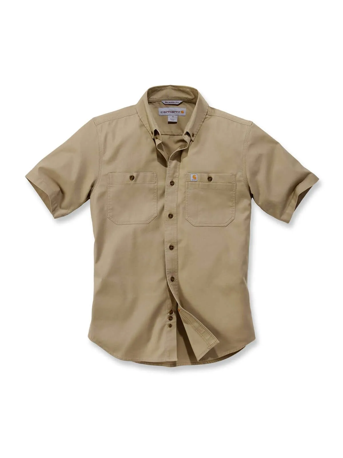 Carhartt&#x20;103555&#x20;Rugged&#x20;Flex&#x20;Rigby&#x20;s&#x2F;s&#x20;Work&#x20;Shirt&#x20;-&#x20;C.&#x20;Brown