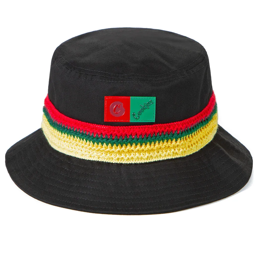 Cookies Montego Bay Cotton Black Bucket Hat
