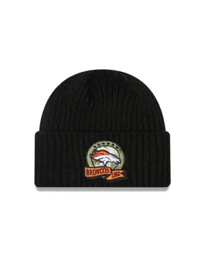 Denver Broncos New Era Salute To Service 2022 Sport Cuffed Knit Hat