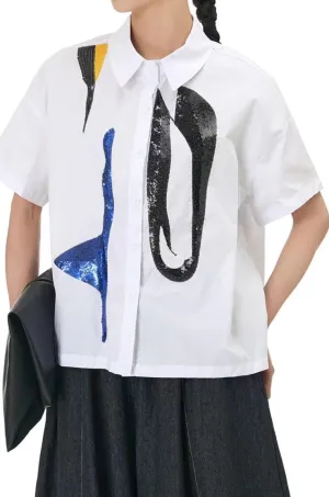 Gleam & Glam White Shirt