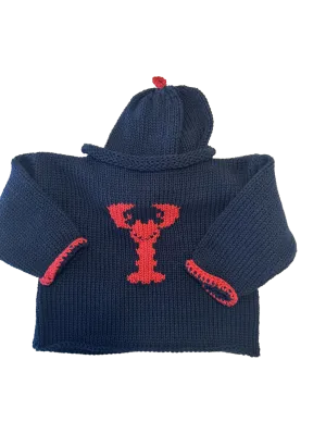 Hand Knit Lobster Rollneck