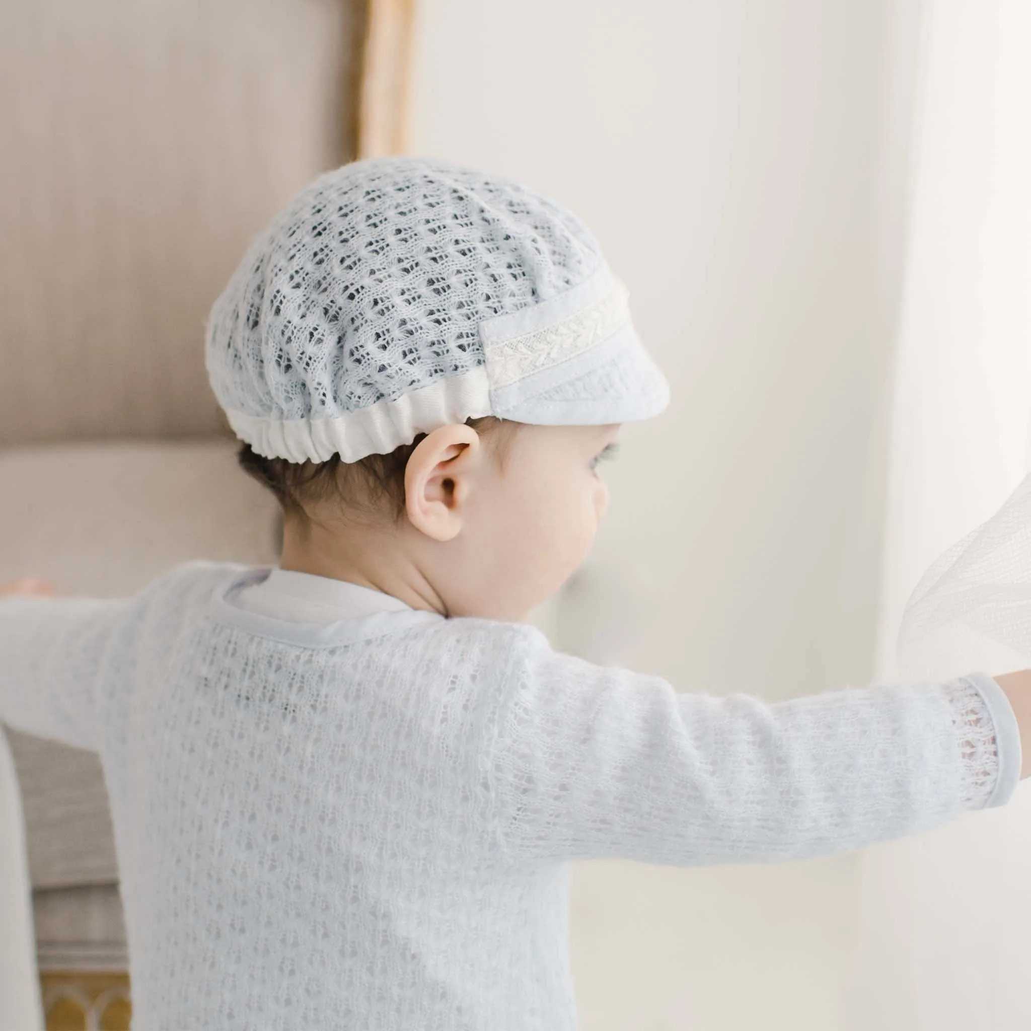 Harrison Blue Knit Hat