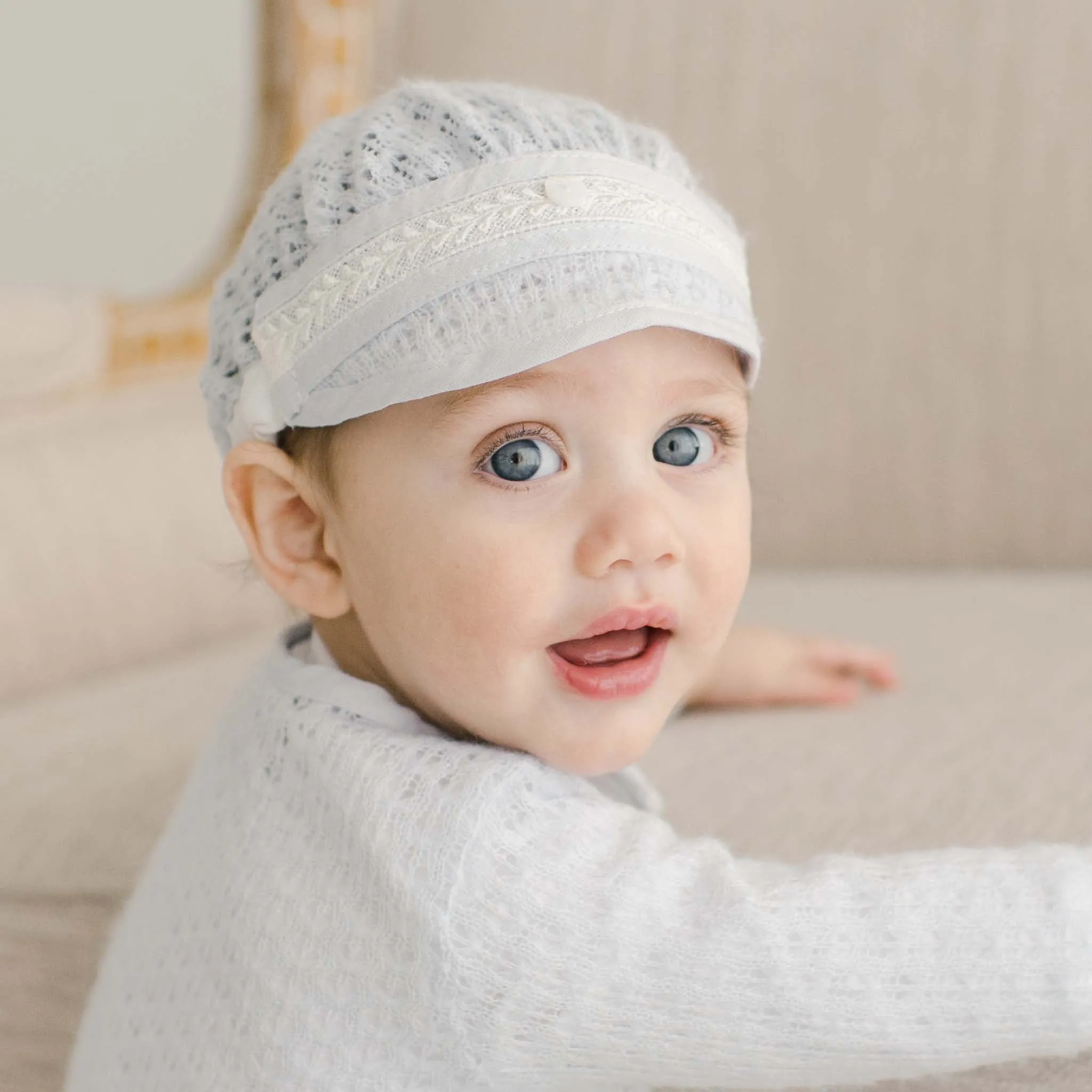 Harrison Blue Knit Hat