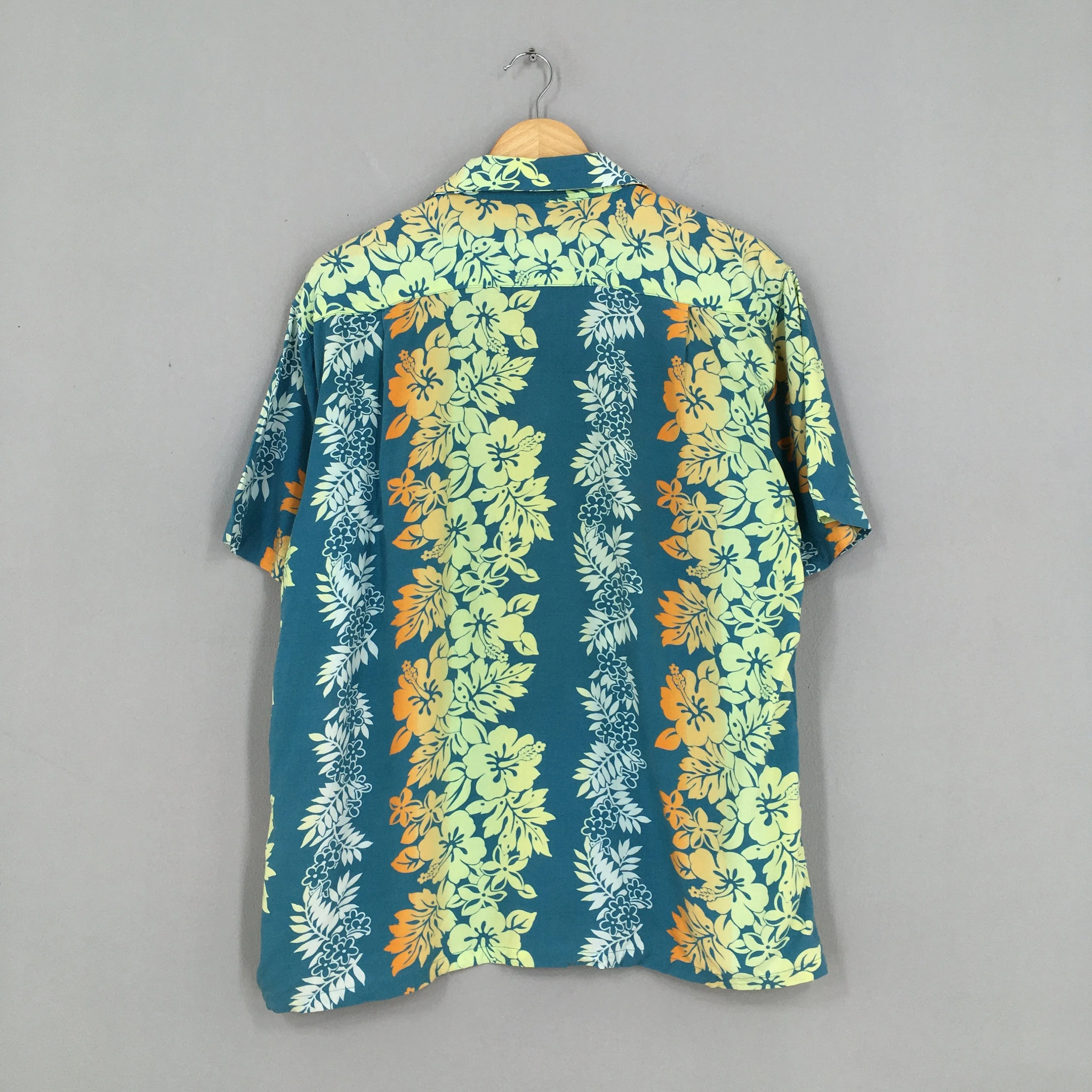 Hawaiian Hibiscus Flower Tropical Hawaii Shirt Medium