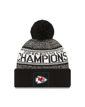Kansas City Chiefs New Era Super Bowl LVII Champions Parade Pom Knit Hat