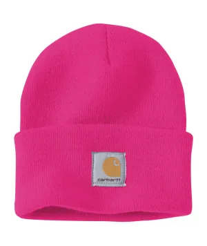 Knit Cuffed Beanie - Pink Glow