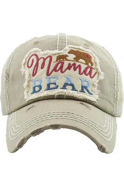 Mama Bear Ladies Baseball Hat