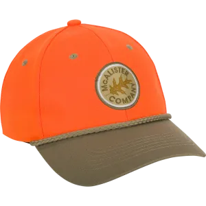 McAlister Traditional Upland Twill Cap- Blaze Orange