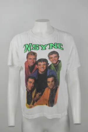 N-sync band tee - White - M