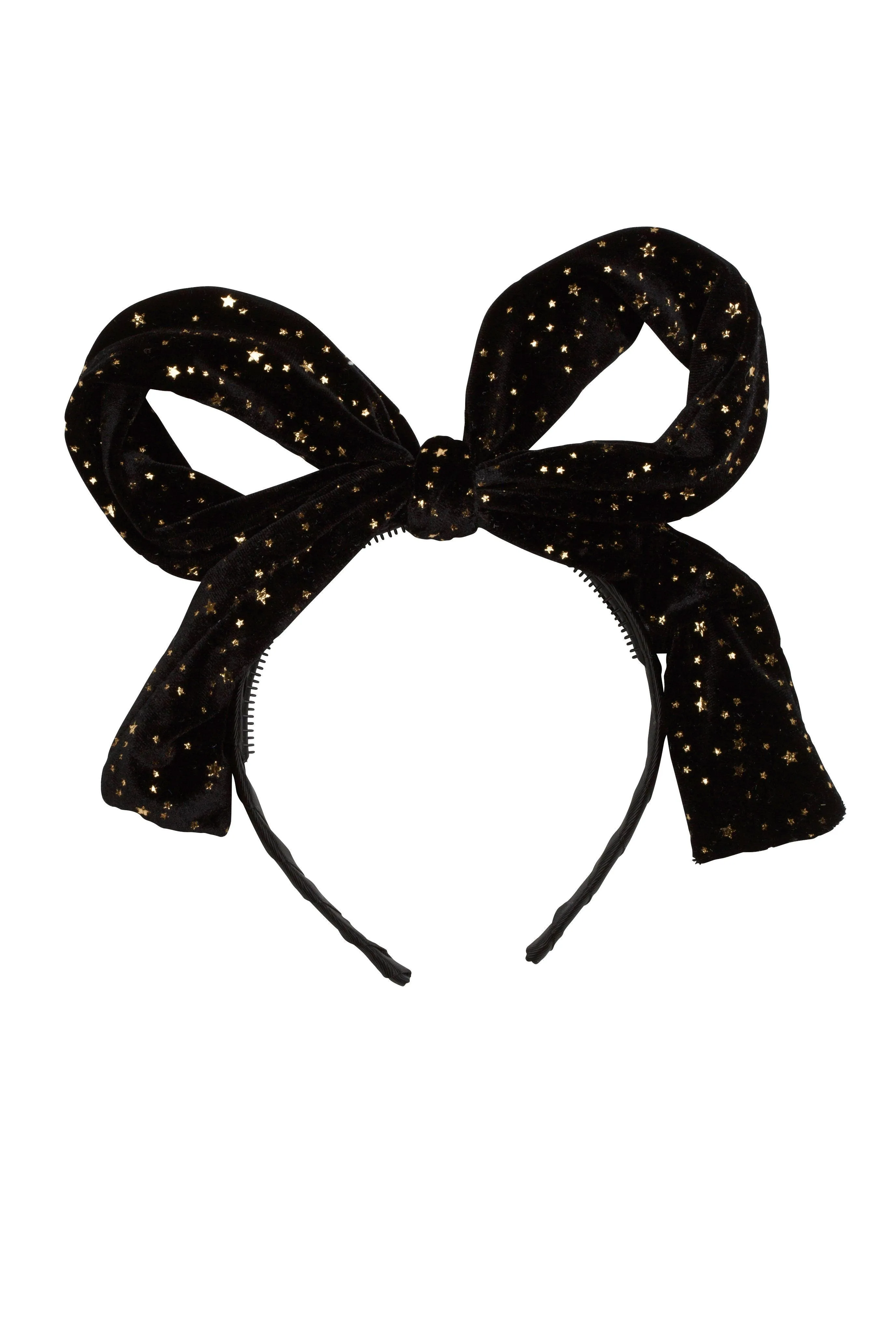Party Bow - Black Star Velvet