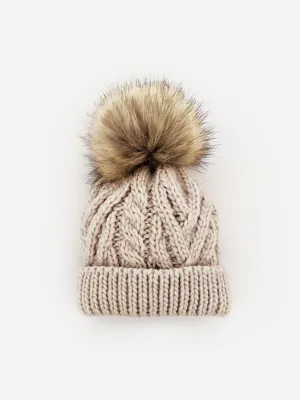 Pom Pom Beanie Hat