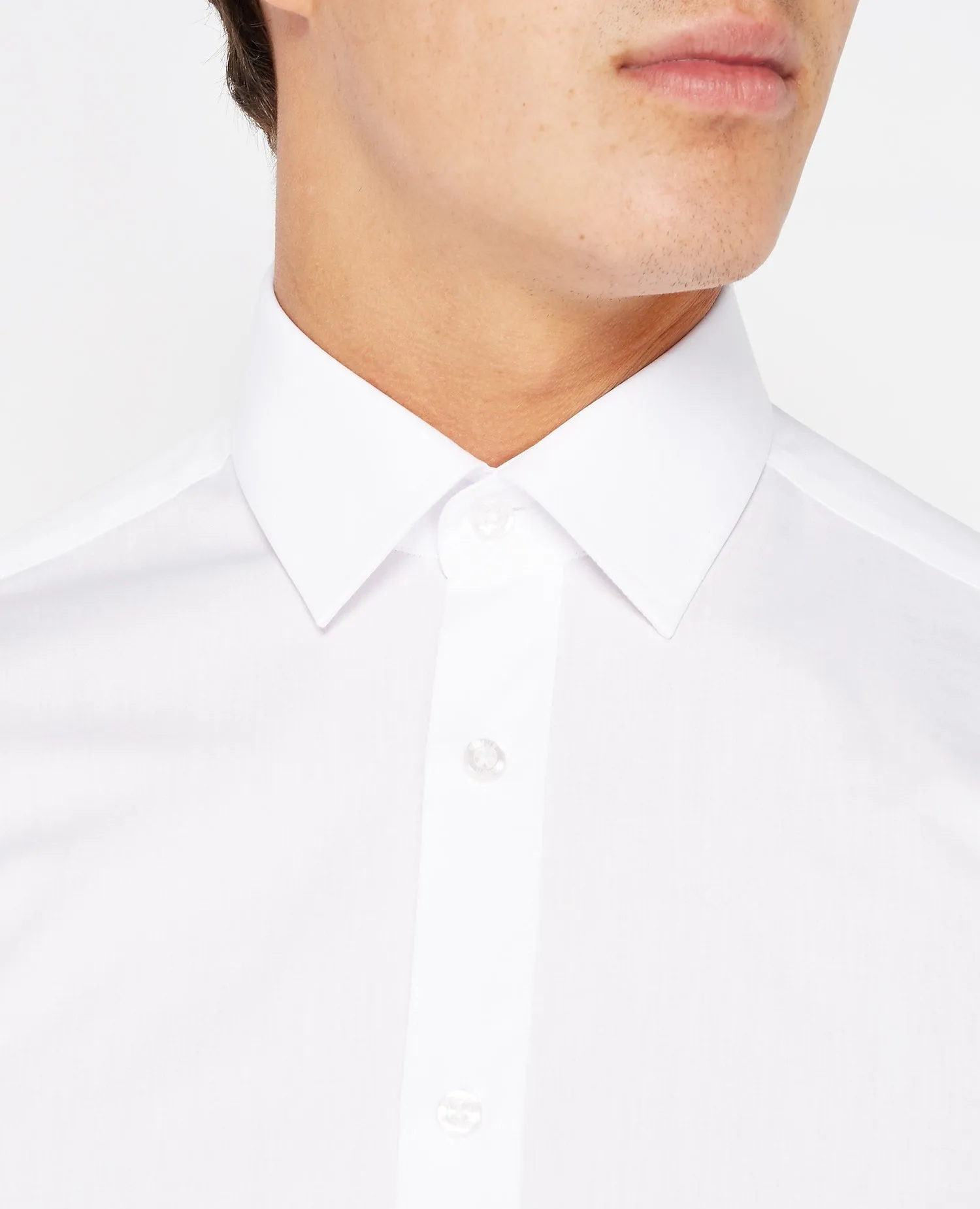 Remus Uomo Tapered Fit Formal Shirt - White