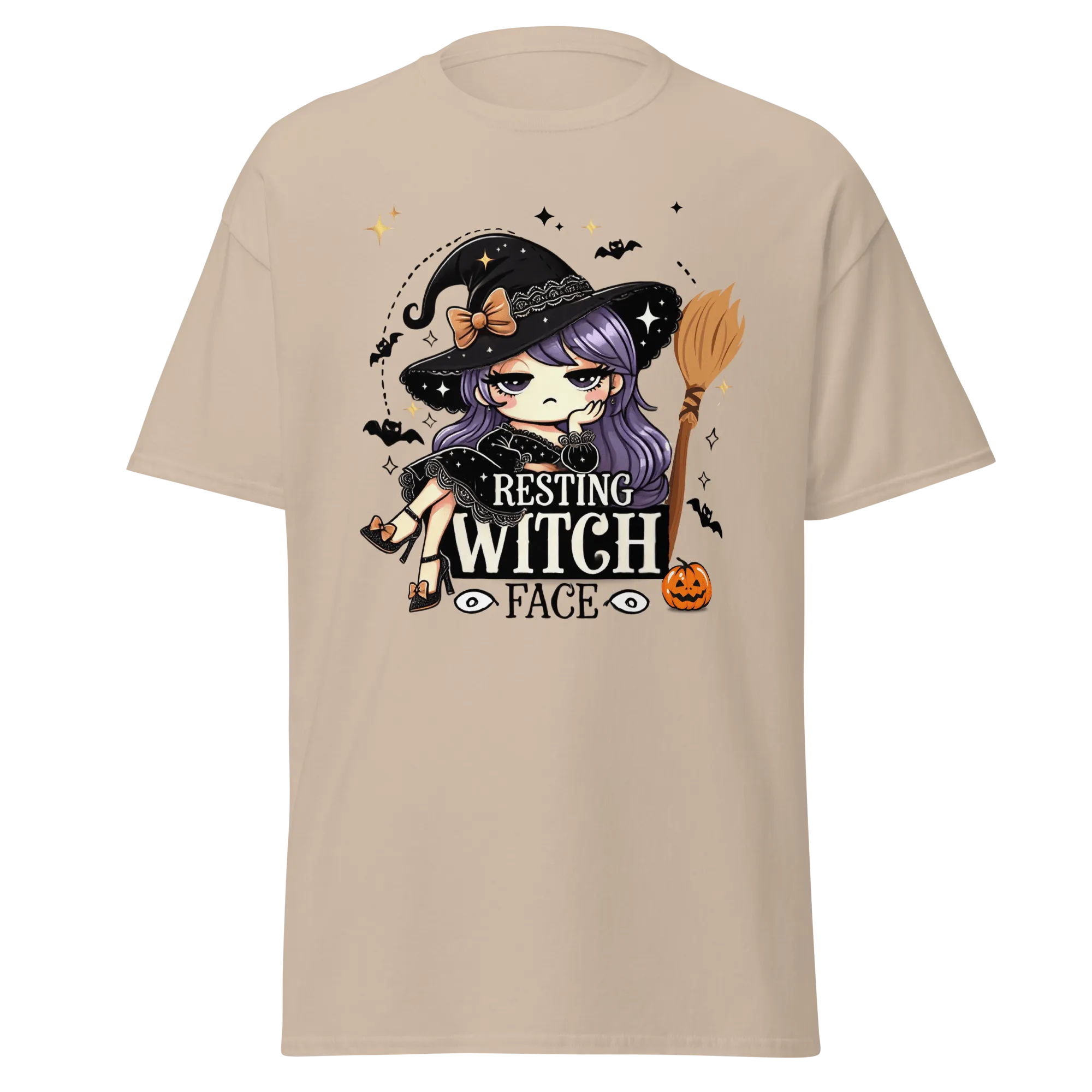 Resting Witch Face - Halloween T-Shirt - Fun Witch Halloween T-Shirt