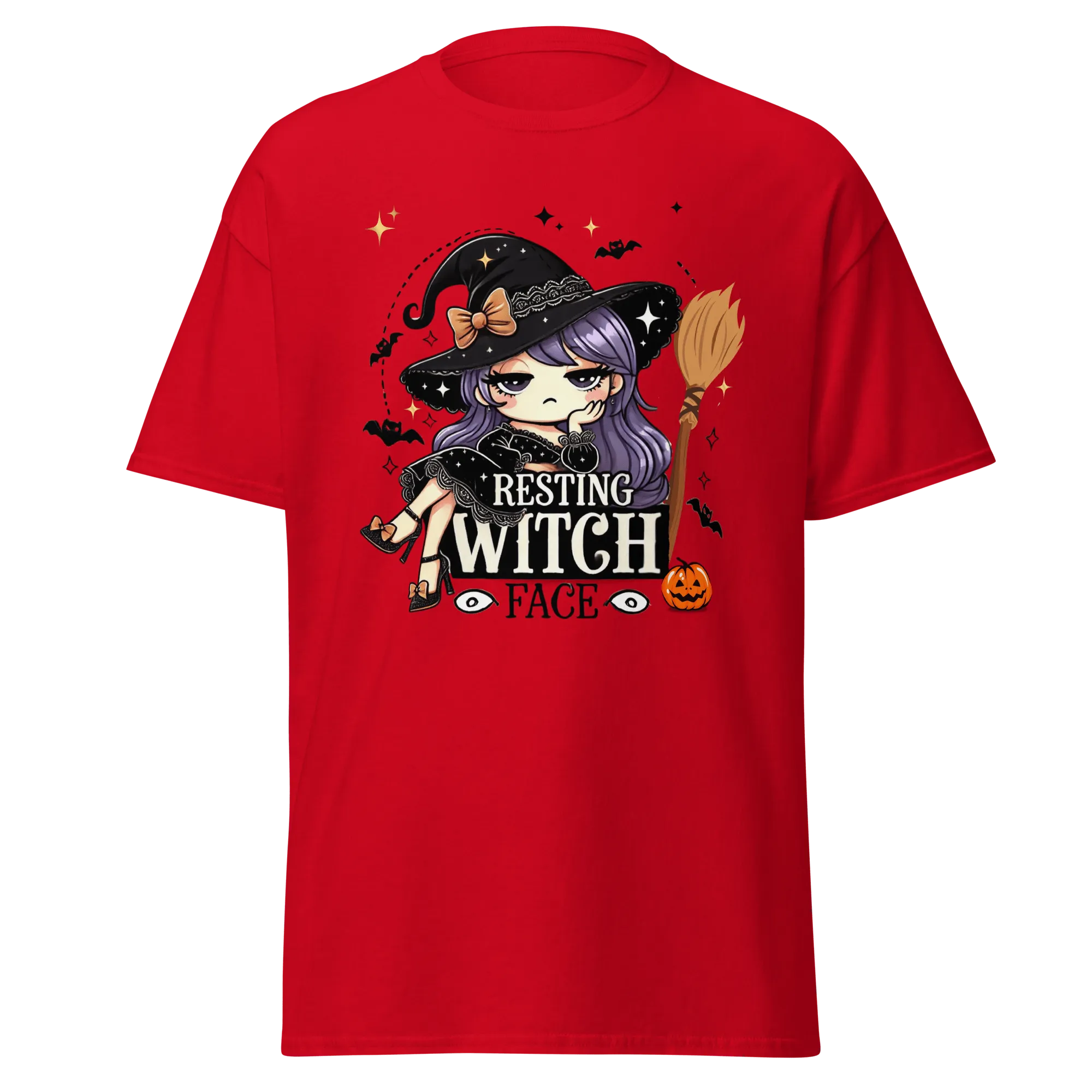 Resting Witch Face - Halloween T-Shirt - Fun Witch Halloween T-Shirt