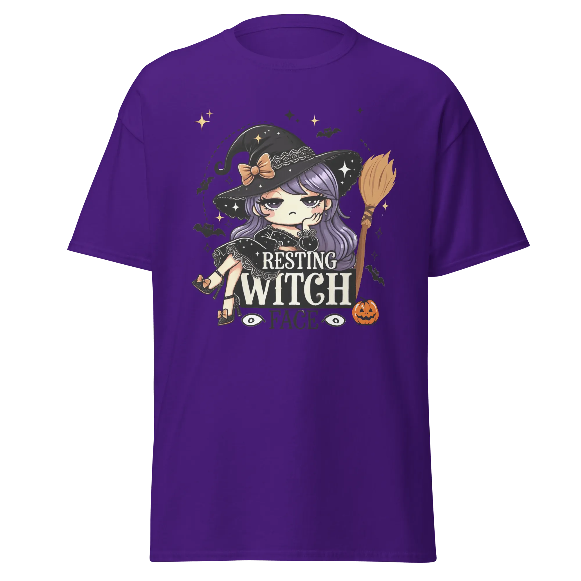 Resting Witch Face - Halloween T-Shirt - Fun Witch Halloween T-Shirt