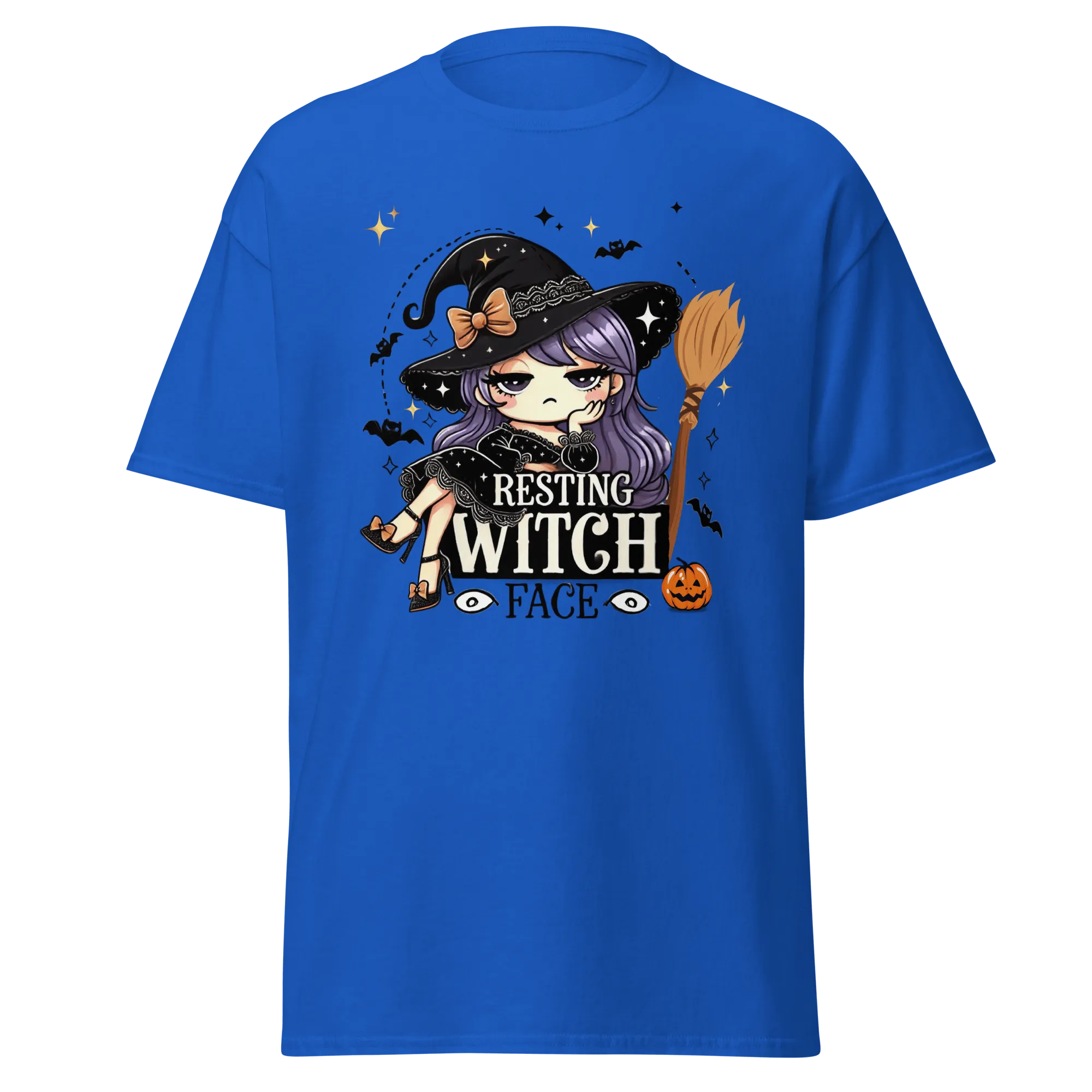 Resting Witch Face - Halloween T-Shirt - Fun Witch Halloween T-Shirt
