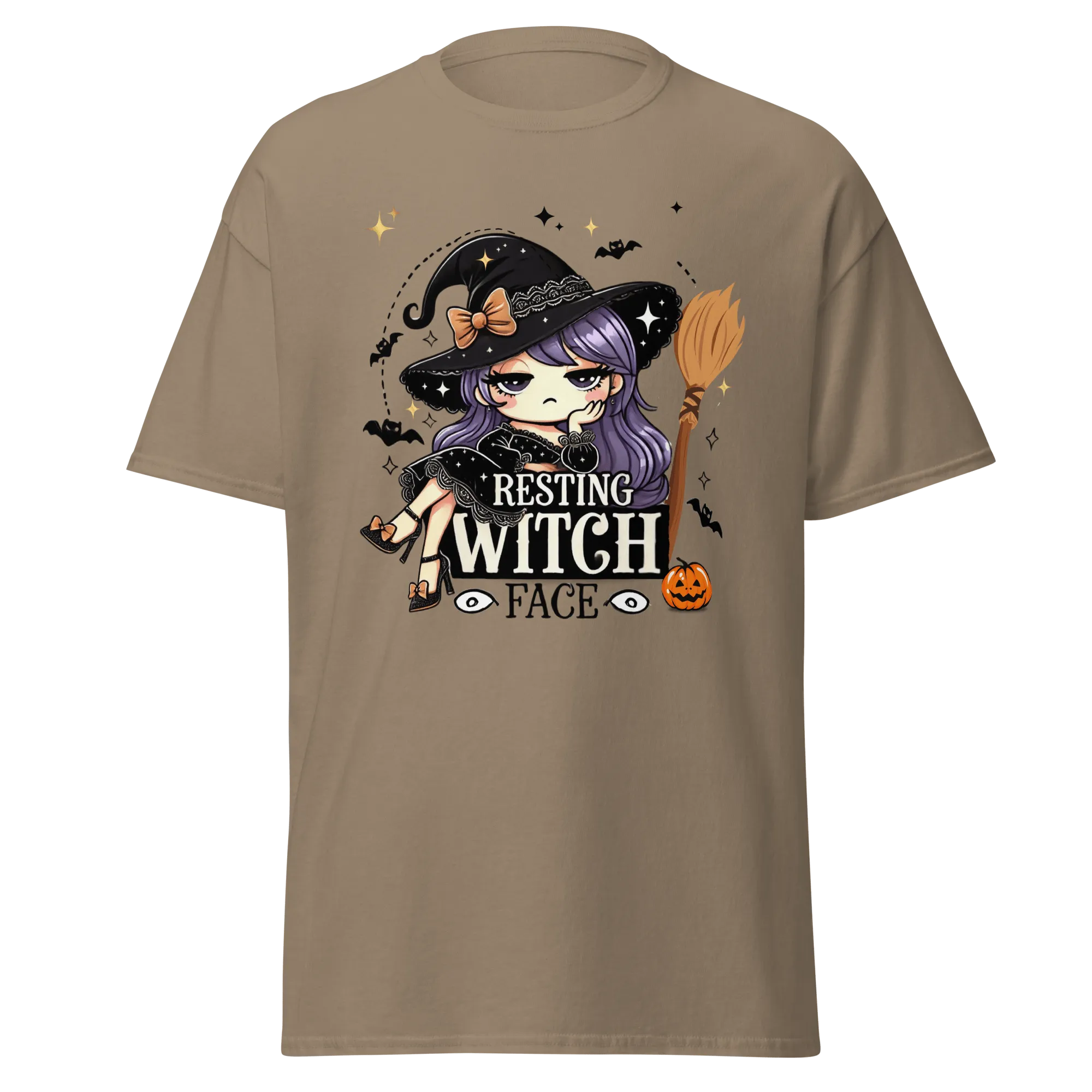 Resting Witch Face - Halloween T-Shirt - Fun Witch Halloween T-Shirt