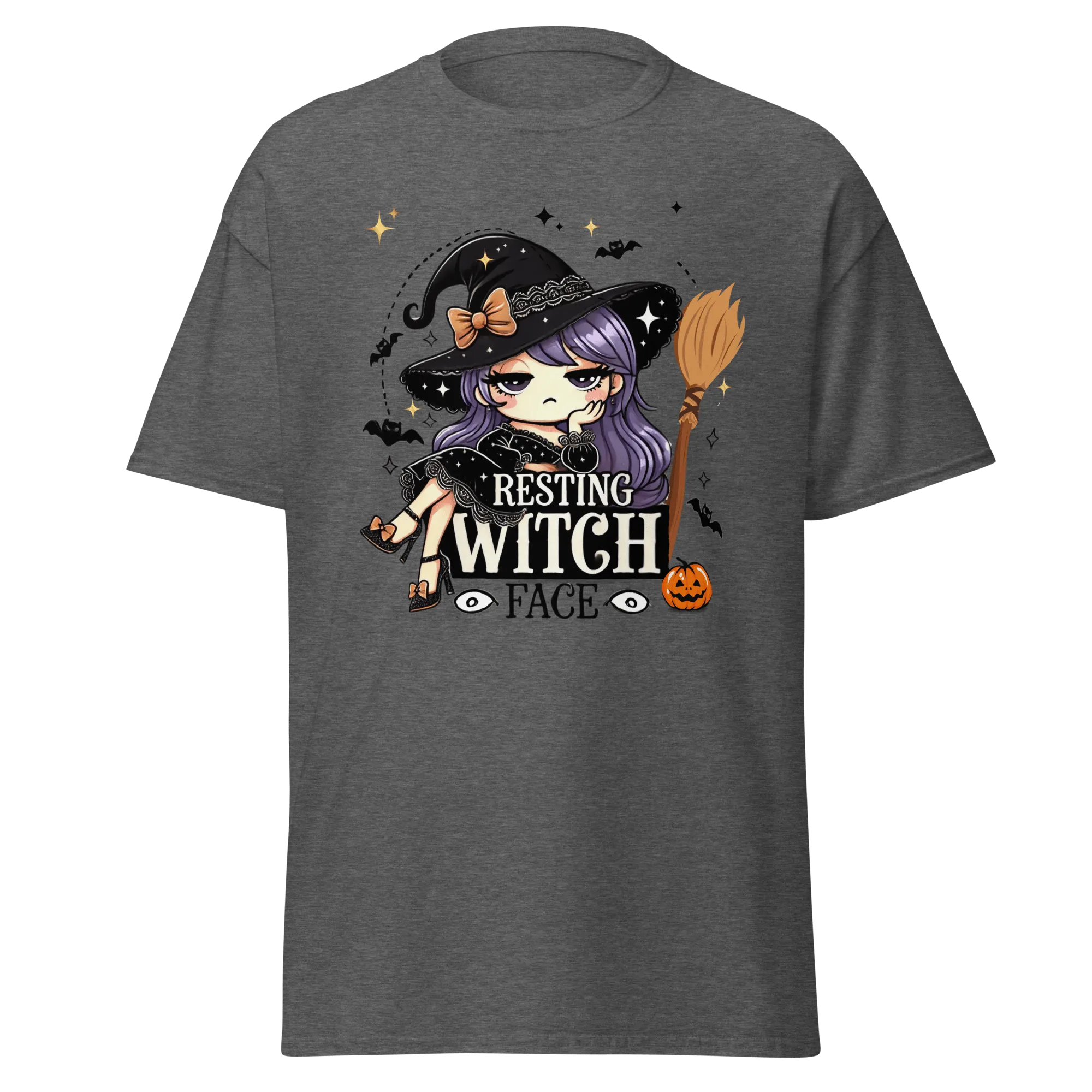 Resting Witch Face - Halloween T-Shirt - Fun Witch Halloween T-Shirt