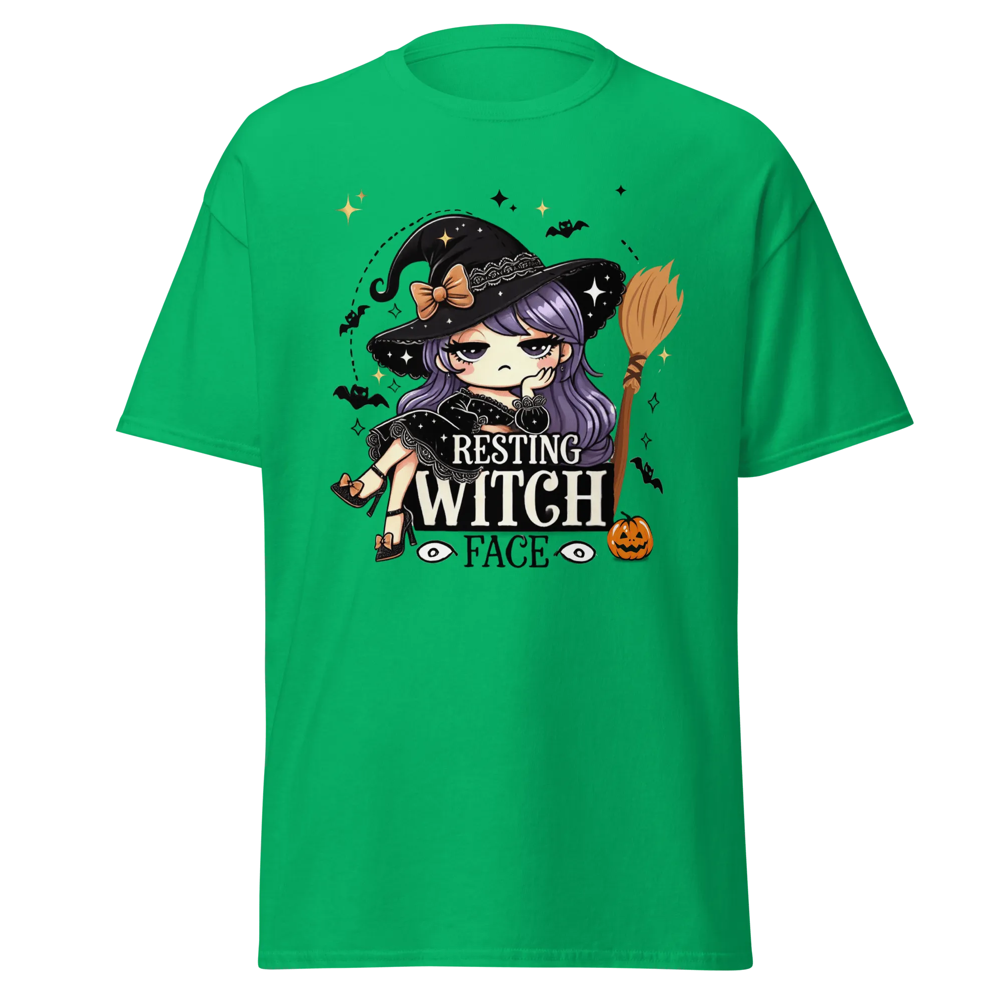 Resting Witch Face - Halloween T-Shirt - Fun Witch Halloween T-Shirt