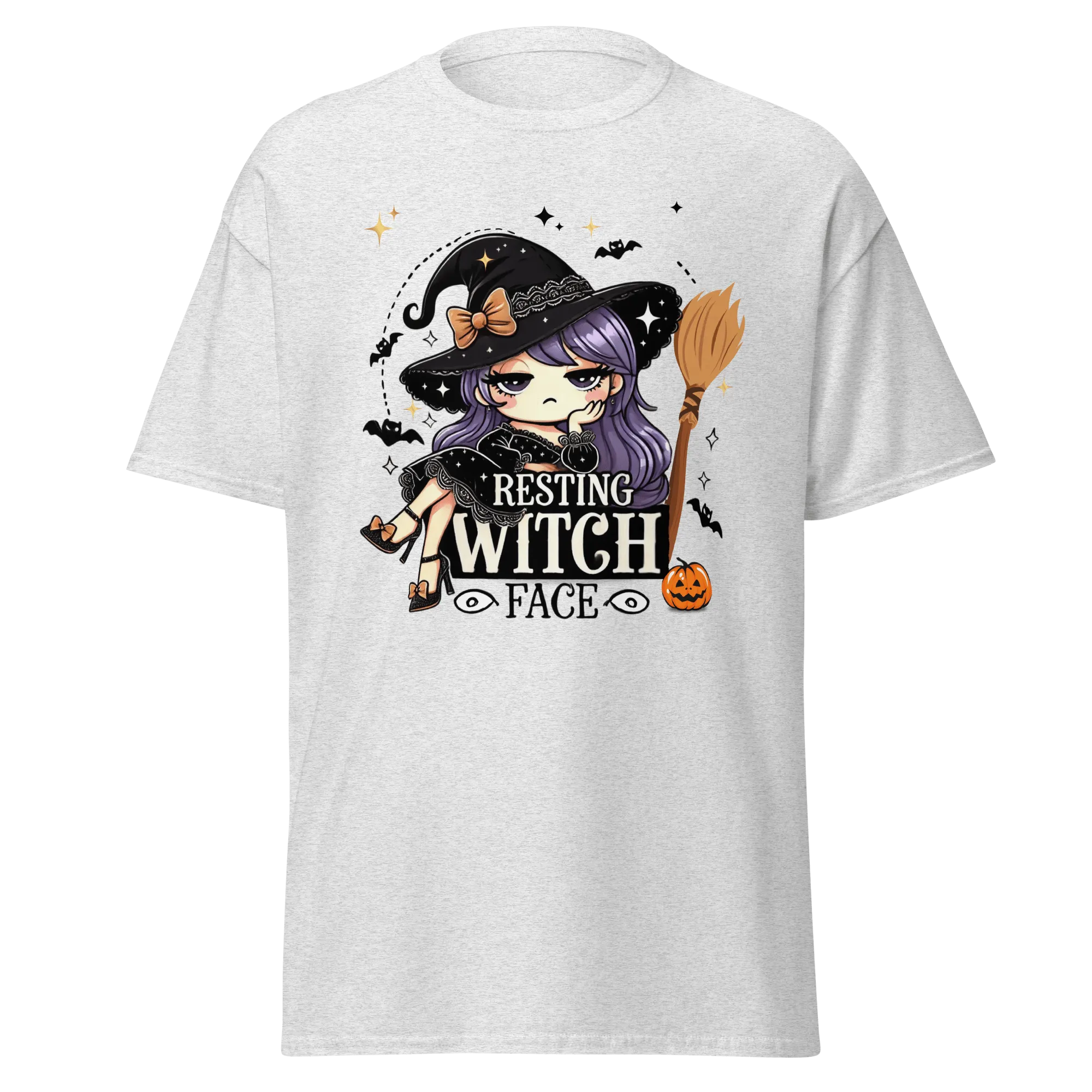 Resting Witch Face - Halloween T-Shirt - Fun Witch Halloween T-Shirt