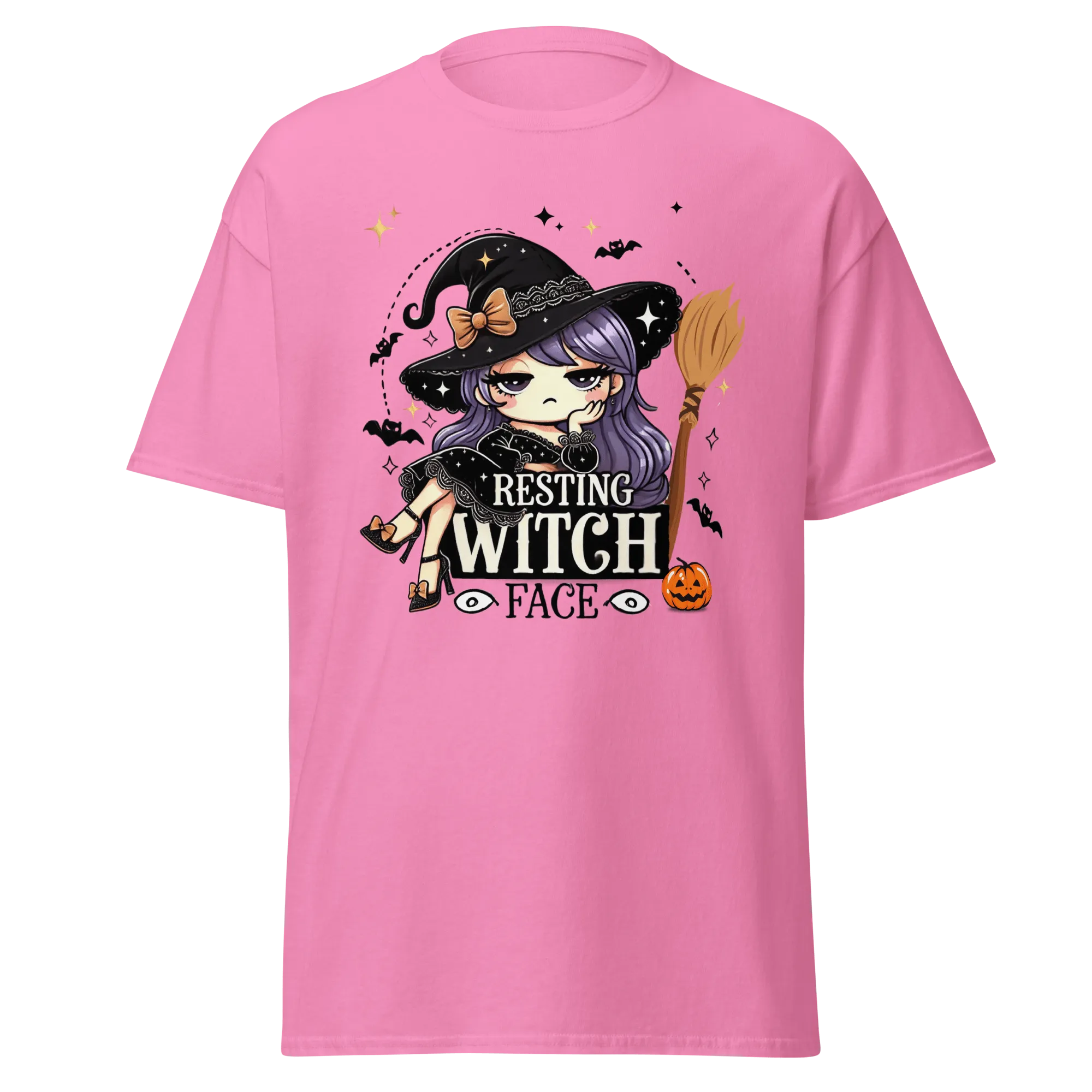 Resting Witch Face - Halloween T-Shirt - Fun Witch Halloween T-Shirt