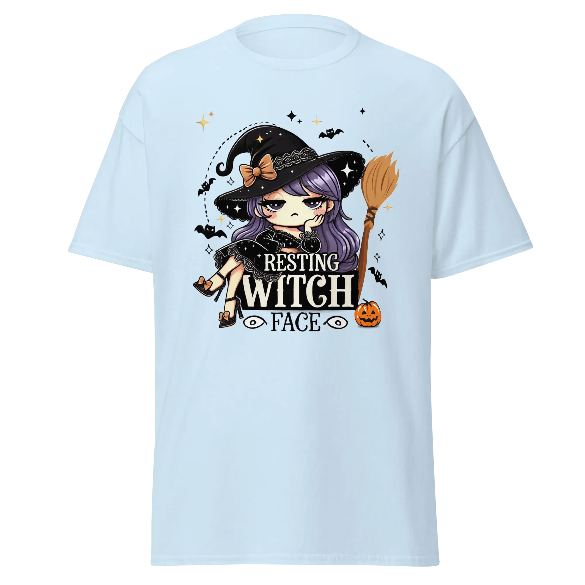 Resting Witch Face - Halloween T-Shirt - Fun Witch Halloween T-Shirt