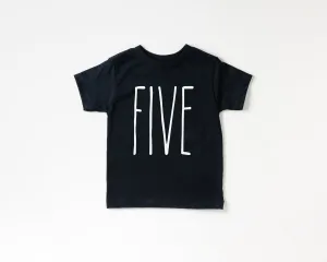 Skinny Five Birthday Shirt - Kids Tee
