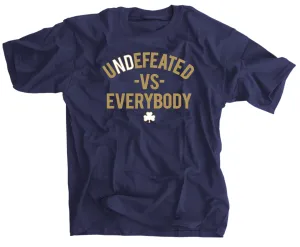 uNDefeated vs everybody t-shirt