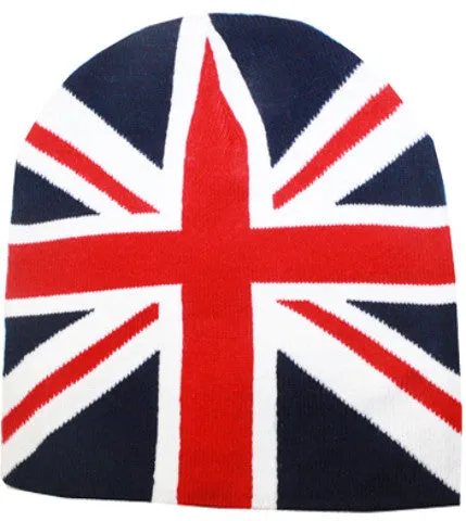 unisex uk flag beanie hat Case of 72