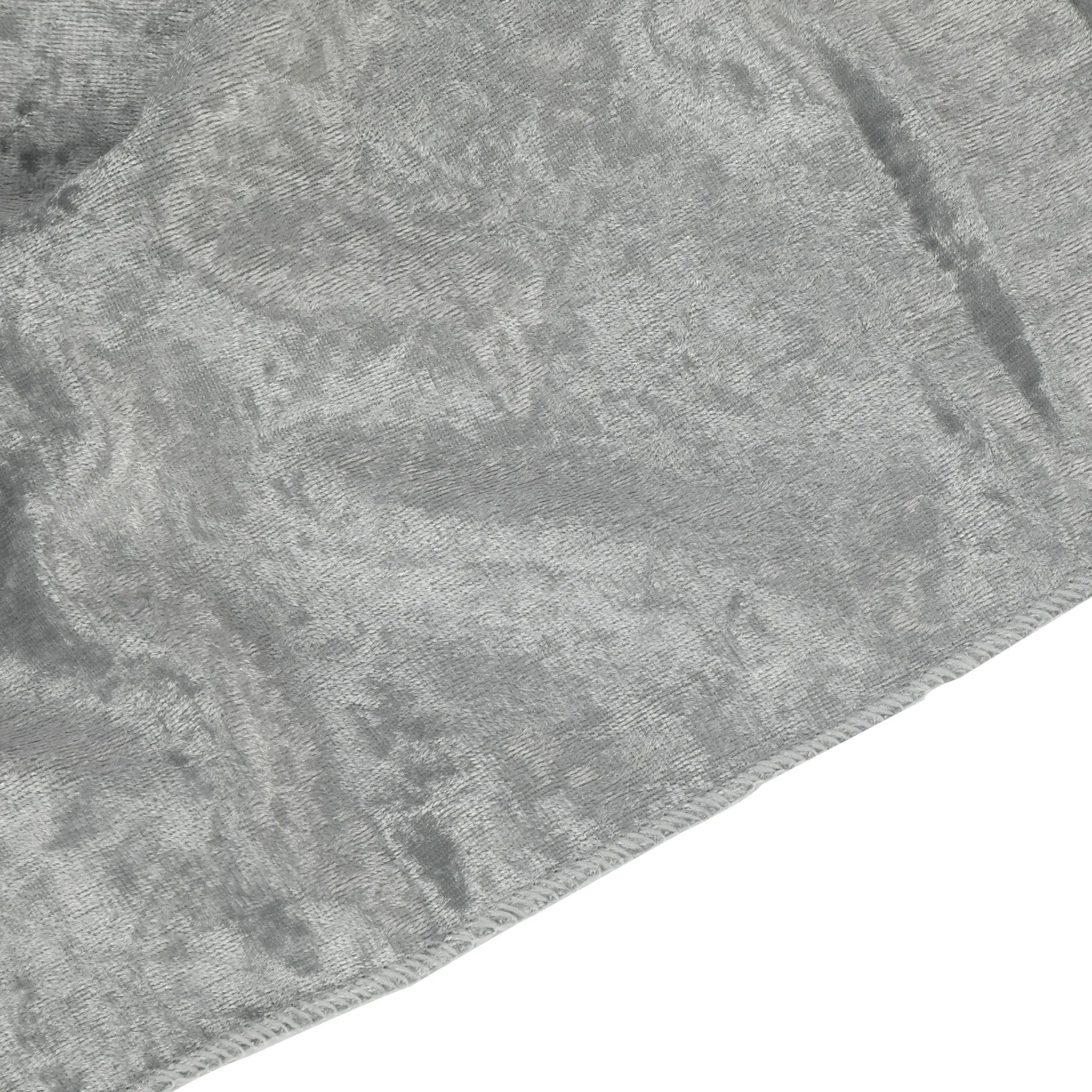 Velvet Table Runner - Silver